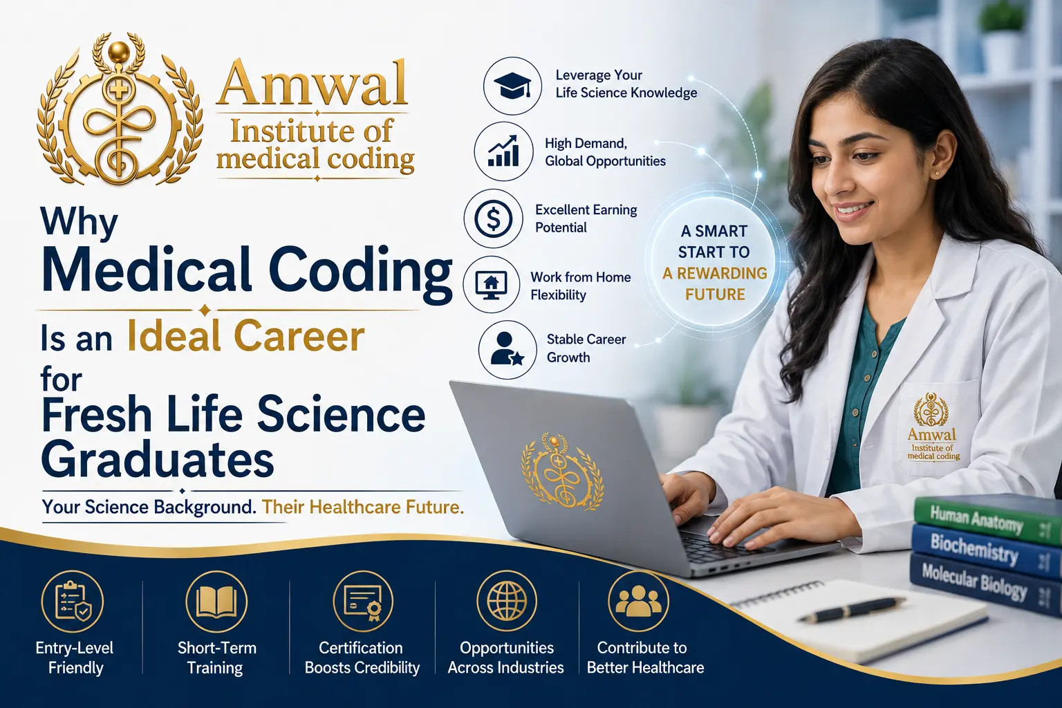 Why Medical Coding Is an Ideal Career for Fresh Life Science Graduates